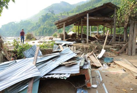 One of the most powerful storms to hit Vietnam in two decades, Typhoon Molave battered coastlines and caused heavy rains, serious flooding, and destroyed the homes of millions of people in the south central region.